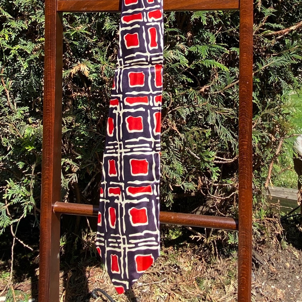 Vintage rayon tie